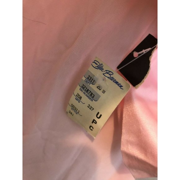 NWT Vanity Fair Long Robe Pink Small Gown USA Tricot All Nylon Vintage Button Up - Picture 6 of 10